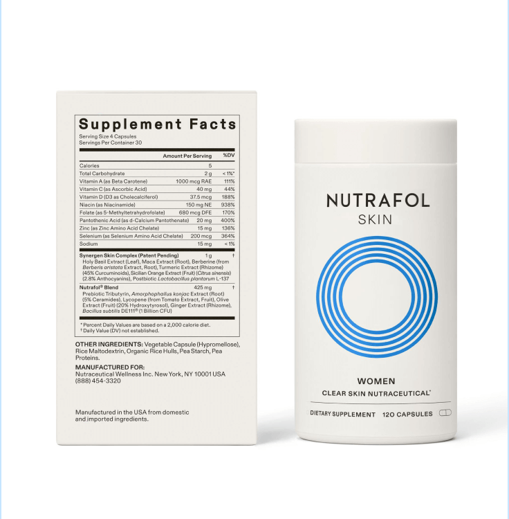 Nutrafol- Clear Skin Nutraceutical