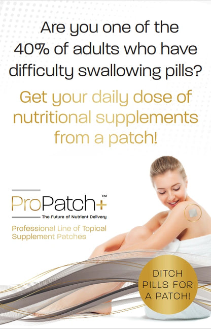 ProPatch patch as an alternative for people who have difficulty swallowing pills for daily nutrition support