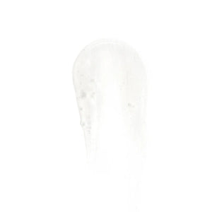 Gel texture of Revision Brightening Facial Wash showing exfoliating cleanser formula that smooths skin and removes impurities