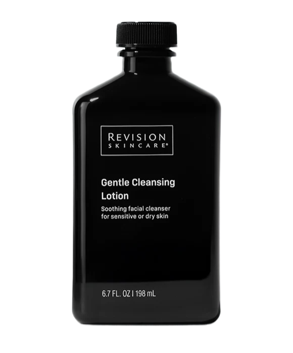 Revision Skincare Gentle Cleansing Lotion 6.7 oz hydrating facial cleanser designed for sensitive and dry skin at daily use