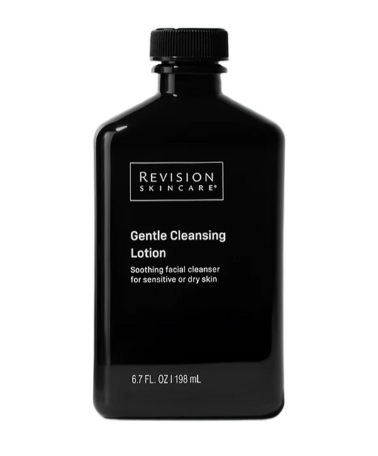 Revision Skincare Gentle Cleansing Lotion 6.7 oz hydrating facial cleanser designed for sensitive and dry skin at daily use