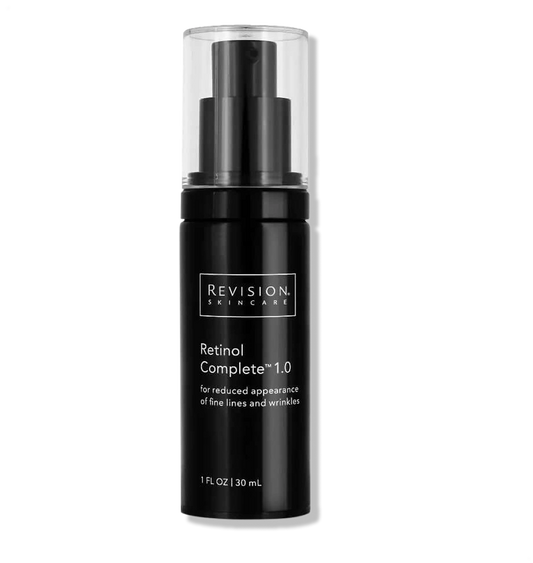 Revision Skincare Retinol Complete 1.0 night serum with retinol for fine lines, wrinkles and smoother skin.