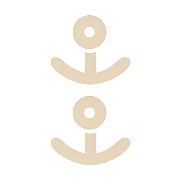 Silagen breast kit beige silicone sheets shown on white background, shaped strips designed for breast scar coverage and wear.