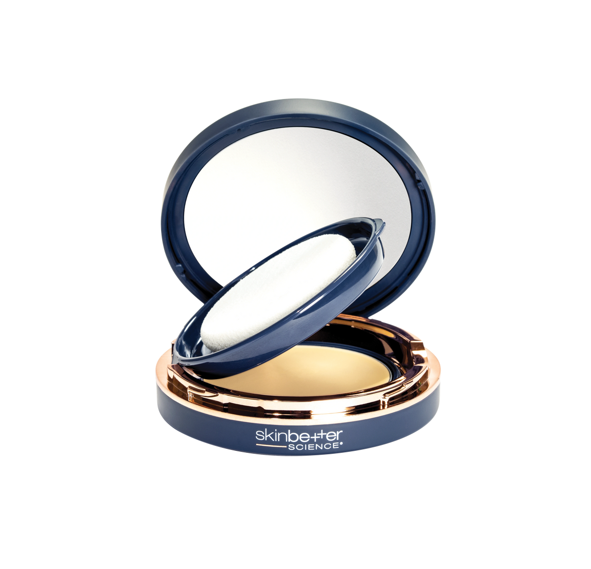 SkinBetter Science Tone Smart SPF 68 sunscreen open with applicator and mirror for easy reapplication on face