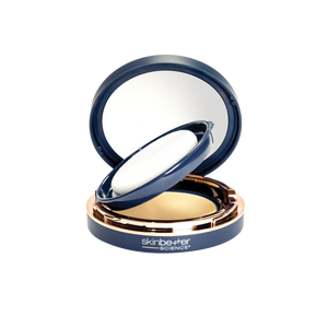 SkinBetter Science Tone Smart SPF 68 sunscreen open with applicator and mirror for easy reapplication on face