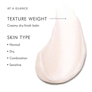 SkinCeuticals A.G.E. Interrupter Advanced at a glance: creamy dry-finish balm texture for normal, dry, combination, and sensitive skin.