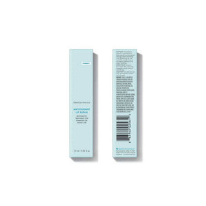 SkinCeuticals Antioxidant Lip Repair product box front and back packaging with barcode and ingredient panel