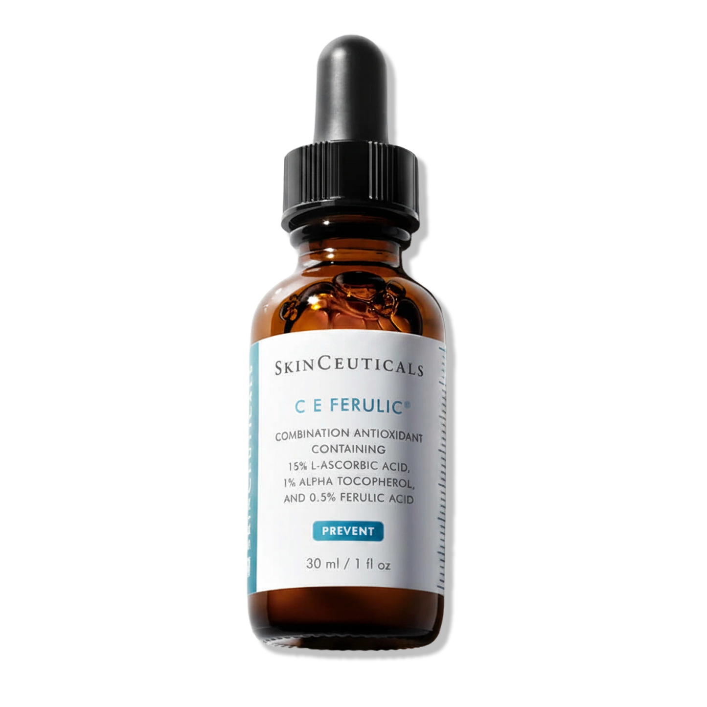 SkinCeuticals C E Ferulic serum with 15% L-ascorbic acid, vitamin E and ferulic acid supports brighter daily skin care.