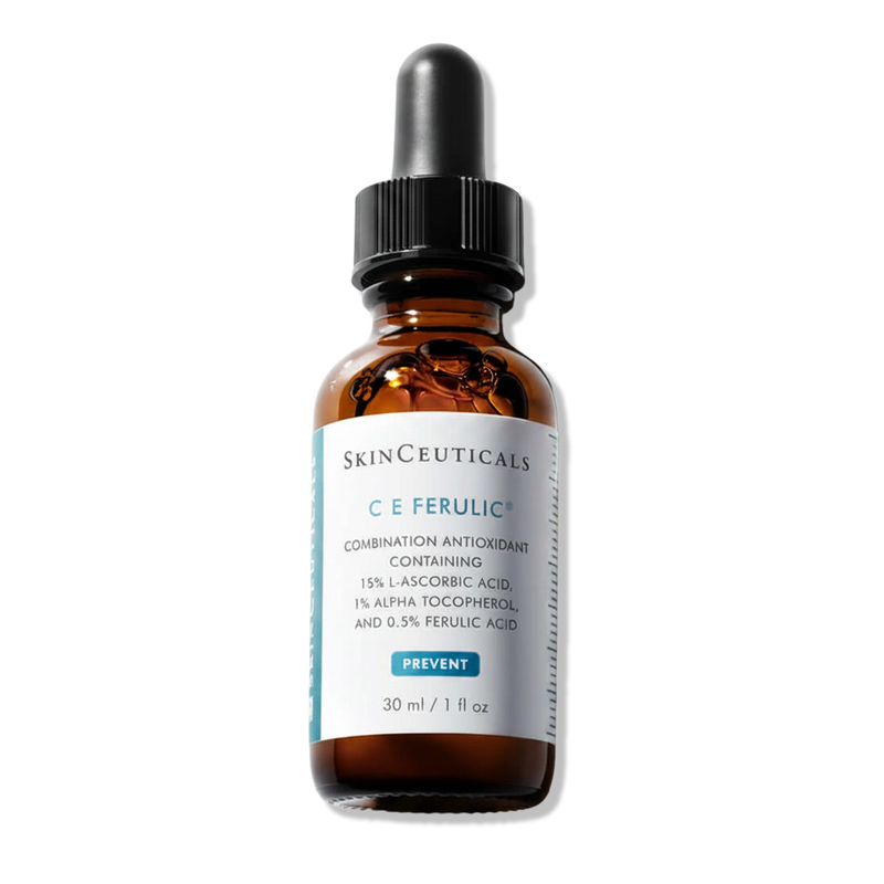 SkinCeuticals C E Ferulic serum with 15% L-ascorbic acid, vitamin E and ferulic acid supports brighter daily skin care.
