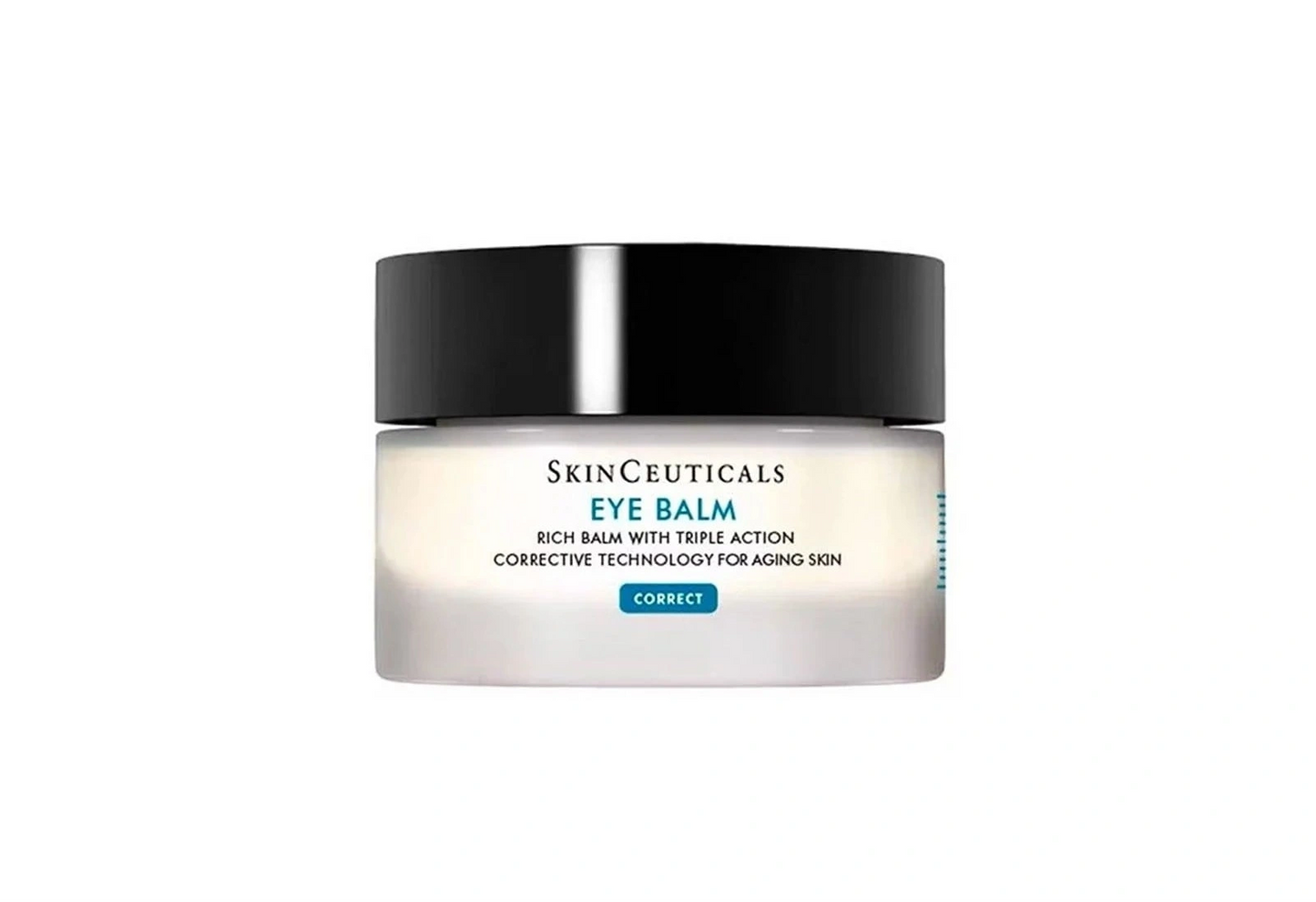 SkinCeuticals Eye Balm hydrates dry aging under-eyes, smooths fine lines, reduces puffiness, and firms skin.