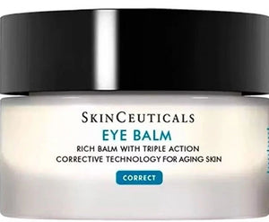 SkinCeuticals Eye Balm hydrating eye cream for dry, aging under-eye skin to smooth lines and reduce puffiness.