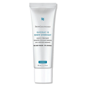 SkinCeuticals Glycolic 10 Renew Overnight with 10% glycolic acid to refine texture and support skin radiance