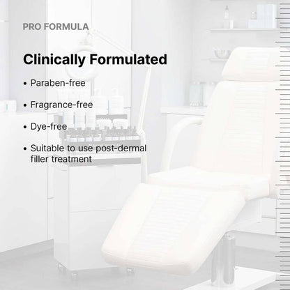 SkinCeuticals HA Intensifier Multi Glycan pro formula: paraben-free, fragrance-free, dye-free, suitable post-dermal filler treatment.