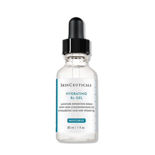 SkinCeuticals Hydrating B5 Gel serum with hyaluronic acid and vitamin B5 to replenish moisture and smooth dry skin instantly