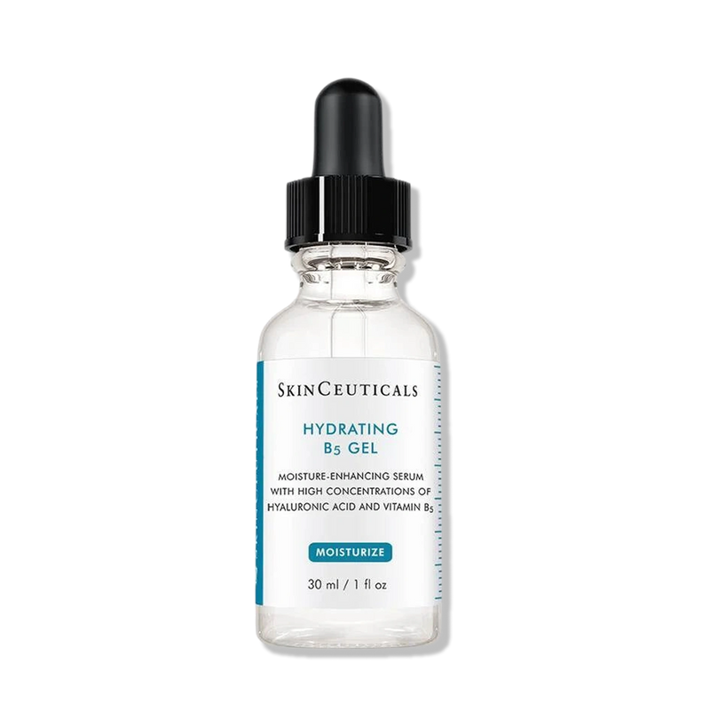 SkinCeuticals Hydrating B5 Gel serum with hyaluronic acid and vitamin B5 to replenish moisture and smooth dry skin instantly