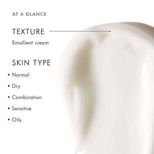 SkinCeuticals Triple Lipid Restore 2:4:2 texture and skin type graphic showing emollient cream for normal to dry skin types.