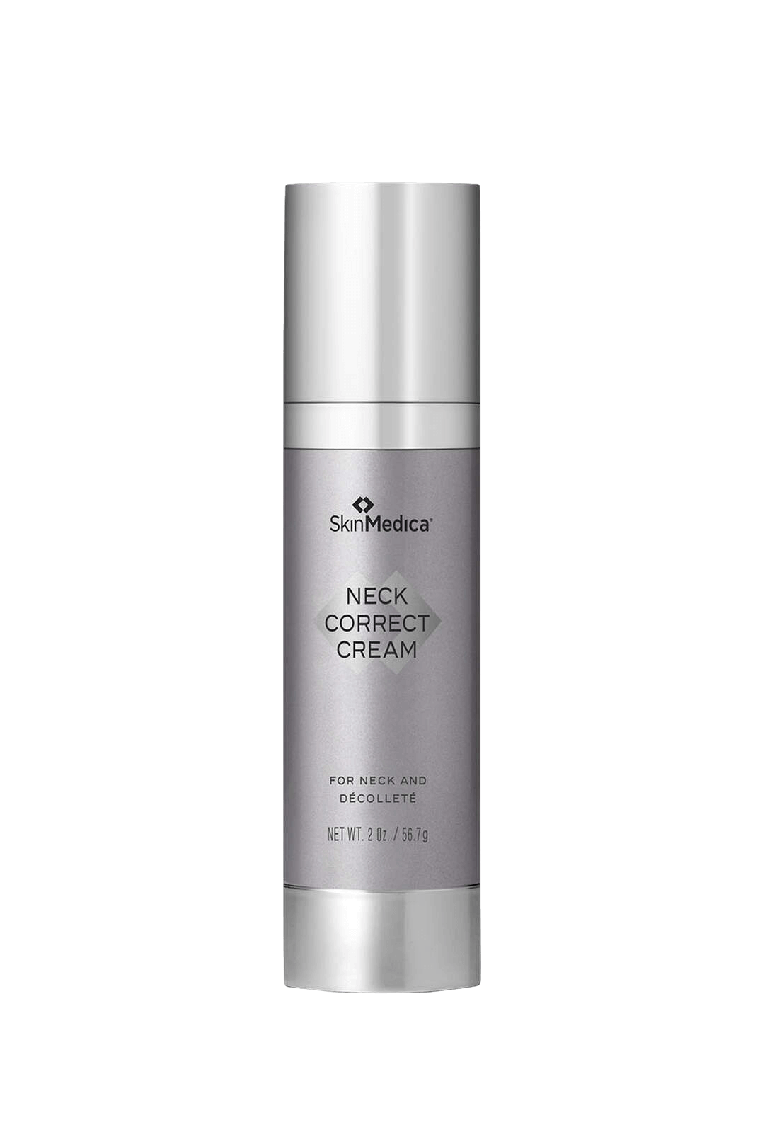 SkinMedica Neck Correct Cream bottle with peptides, green microalgae and rice protein for neck and décolleté care now daily.