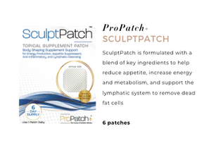 ProPatch SculpPatch in TSSTUBE kit with herbal key ingredients supports appetite, energy, and lymphatic care daily.