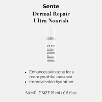 Sente Dermal Repair Ultra Nourish sample helps enhance skin tone, support hydration, and promote youthful radiance daily