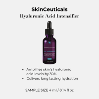 SkinCeuticals Hyaluronic Acid Intensifier sample helps amplify hyaluronic acid levels and delivers lasting hydration now!