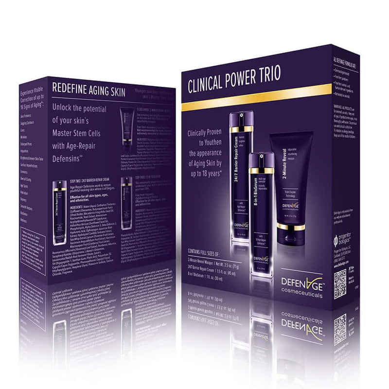 DefenAge- Clinical Power Trio (Fragrance Free)-The Skin Spot