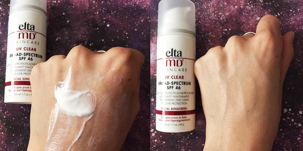 EltaMD- UV Clear SPF 46 before and after
