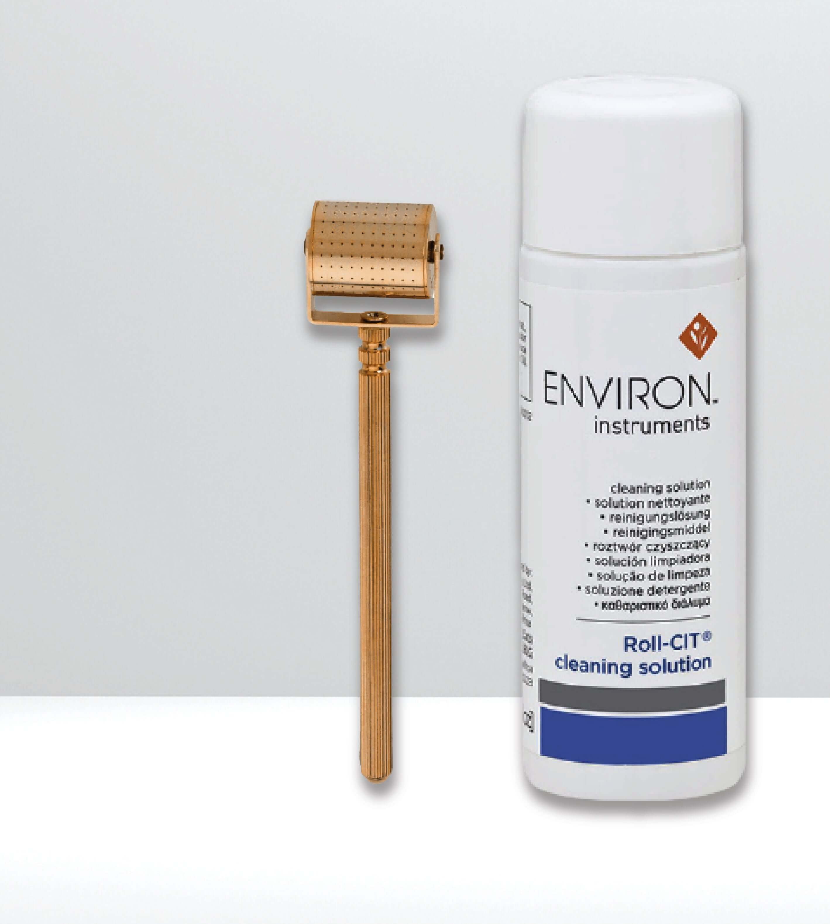 Environ Instrument Cleaning Solution for Cosmetic Gold Roller