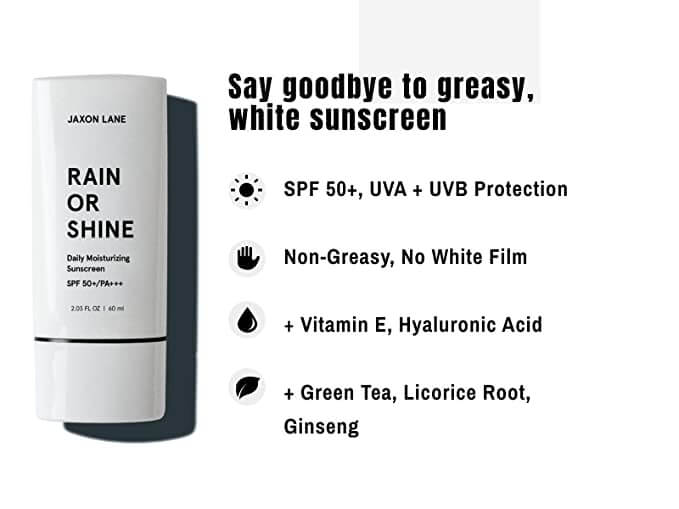 Jaxon Lane- Rain or Shine Sunscreen SPF 50+-The Skin Spot