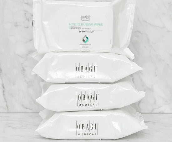 Obagi Hypoallergenic Acne Cleansing Wipes | Dr. Nazarian