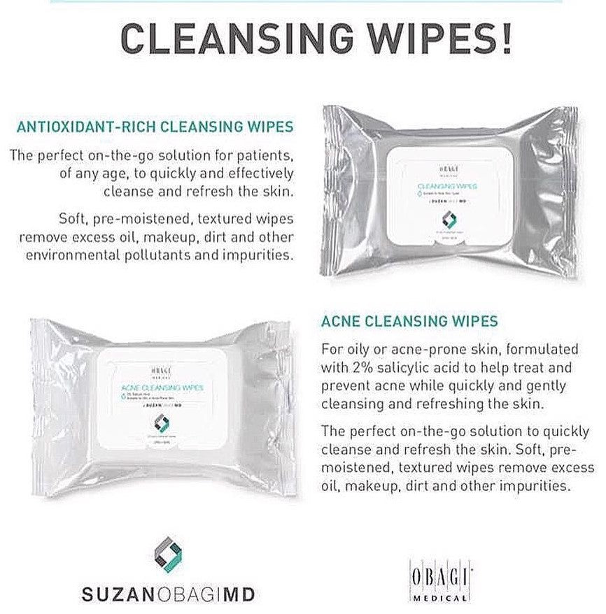 Obagi- Cleansing Wipes benefits