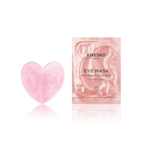 Knesko Skin- Rose Quartz Heart Shaped Gua Sha Kit