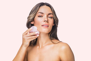 Knesko Skin- Rose Quartz Heart Shaped Gua Sha Kit-The Skin Spot