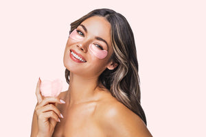 Knesko Skin- Rose Quartz Heart Shaped Gua Sha Kit-The Skin Spot