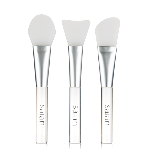 Saian- Silicone Applicator Spatula Trio (Non-Refundable)-The Skin Spot