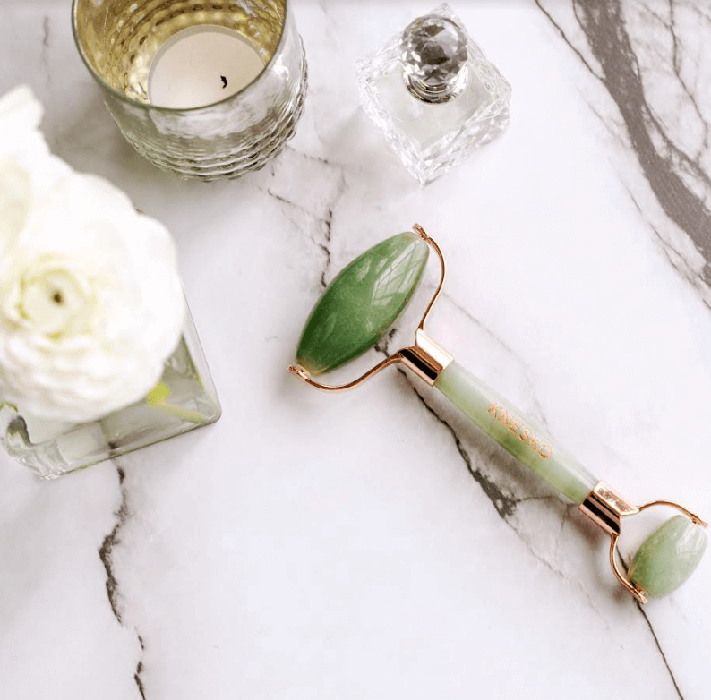 Knesko Skin- Green Jade Gemstone Roller-The Skin Spot