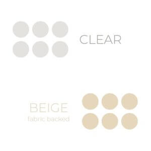 Silagen- Clear Silicone Dots (1" diameter) #7380-The Skin Spot
