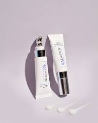 ALASTIN INhance Post-Injection Serum tube and box with white cream swatches for post cosmetic injection skincare use at home