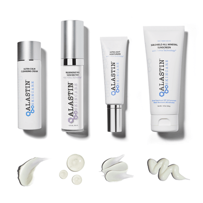 Alastin Procedure Enhancement System full kit with cleanser moisturizer sunscreen and serum for pre and post procedure care