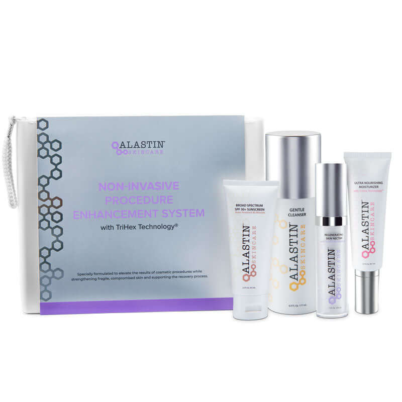 Alastin Procedure Enhancement System non invasive skincare kit for pre and post procedure care to support healing