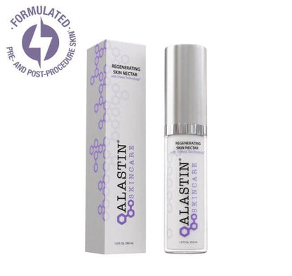 Alastin regenerating Skin Nectar serum with packaging for pre and post procedure skin recovery and collagen support