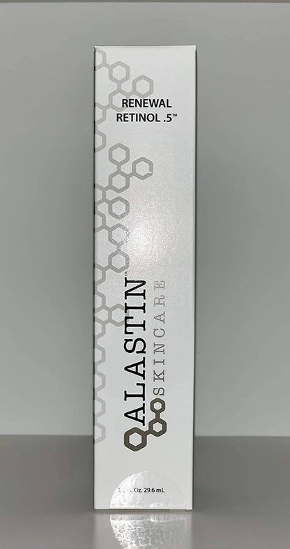 Alastin Skincare Renewal Retinol 0.5 packaging box showing retinol serum product for smoother skin texture