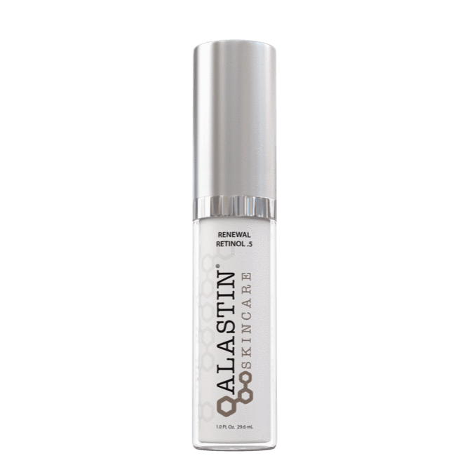 Alastin Skincare Renewal Retinol 0.5 retinol serum front view for smoother skin texture and improved tone