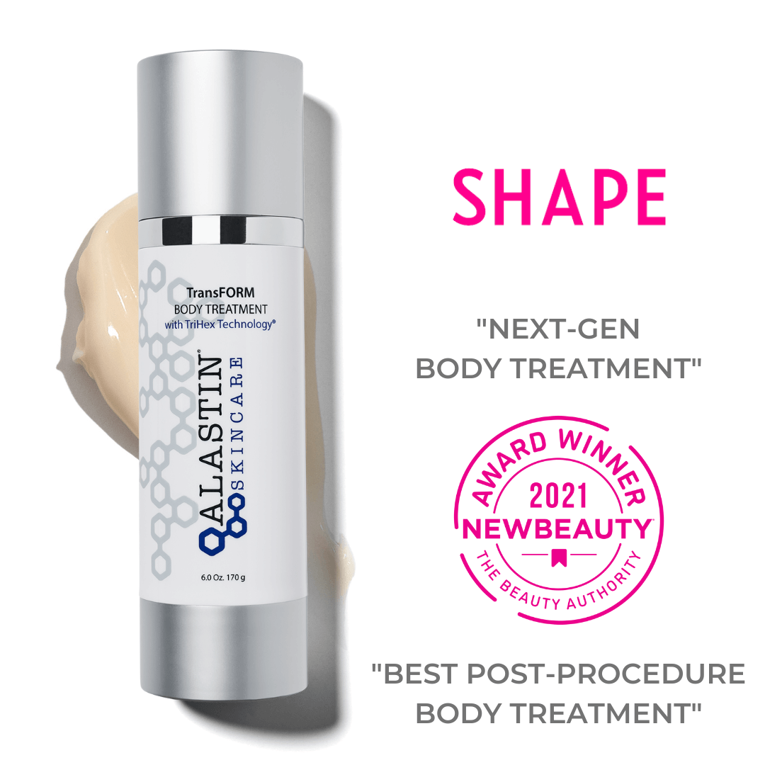 Alastin TransFORM Body Treatment award winning post procedure body lotion with firming texture for smoother tighter skin