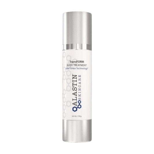 Alastin Skincare TransFORM Body Treatment firming lotion with TriHex Technology to improve elasticity and smooth skin