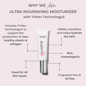 Alastin Skincare Ultra Nourishing Moisturizer benefits include hydration skin calming non comedogenic and all skin types