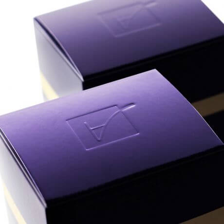 DefenAge 2 Minute Reveal Masque purple cap close-up shows premium packaging details for exfoliating resurfacing face masque.