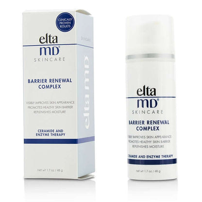 EltaMD Barrier Renewal Complex bottle and box — ceramide moisturizer with Squalane and fruit enzymes for dry and dull skin
