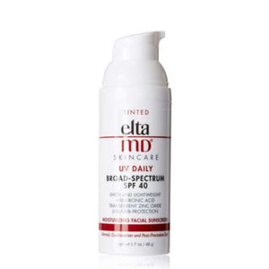 EltaMD UV Daily SPF 40 Tinted hero shot — sheer tinted sunscreen with Zinc Oxide for daily UVA and UVB protection