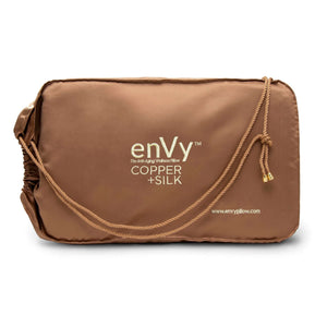 enVy- COPPER + SILK Pillow (Non-Refundable)-The Skin Spot