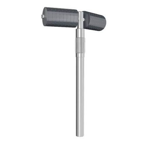 Environ Cosmetic Body Roll-CIT front view shows stainless steel body roller tool with dual heads for body texture care uses.